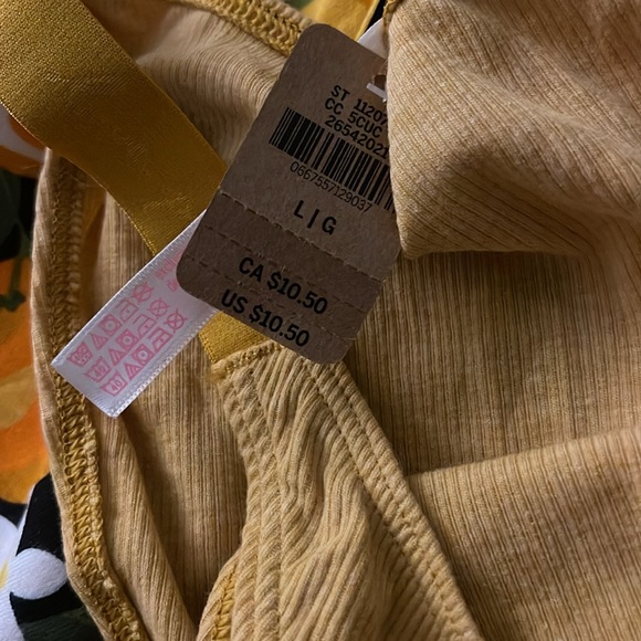 PINK by Victoria Secret- Fruit Print Boxers & Yellow high cut bikini NWT - Picture 11 of 14